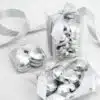 Chocolade Harten in Zilveren Folie 3