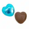 Chocolade Harten in Turquoise Folie 2