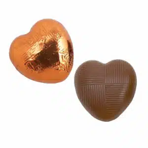 Chocolade Harten in Koper Folie 2