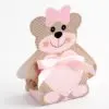 Roze Teddybeer Cadeaudoosjes Medium 6 x 4 x 12 cm - 10 stuks