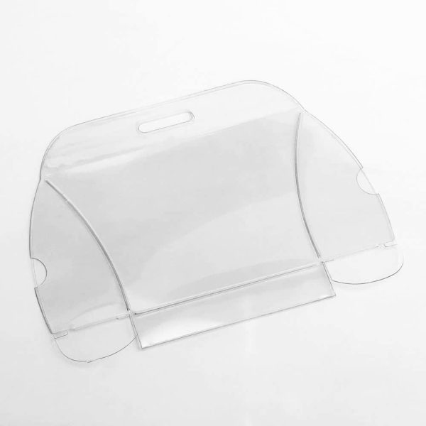 Transparante doosjes (slotje aan de bovenkant) 8 x 2.5 x 8 cm - 10 Stuks - Afbeelding 2