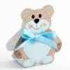 Blauwe Teddybeer - Kleine Doosjes - 3.5 x 2.5 x 6 cm - 10 stuks