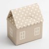 Grijze Doosjes - Polka Dot Huis 6 x 4 x 7 cm - 10 stuks