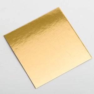 Gouden Bodem voor Doosjes 7 × 7 cm - 10 Stuks