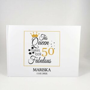 Mijlpaal Verjaardag Gastenboek - Queen