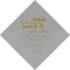 Champagne & Dance Bedrukte Servetten