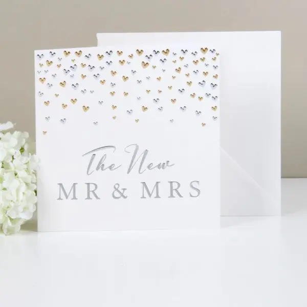Deluxe Amore Kaart - The New Mr & Mrs