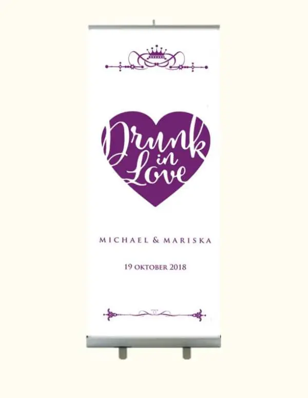 Drunk in love Welkom Banner