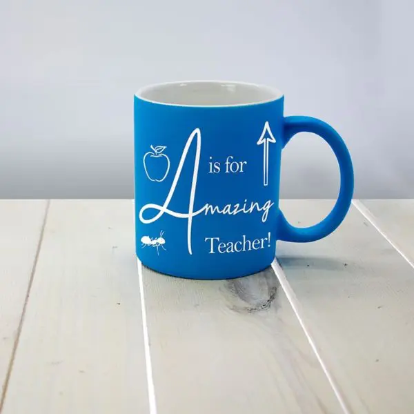 Koffiebeker 'A is for Amazing Teacher'