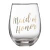 Wijnglas Maid of Honor Goud