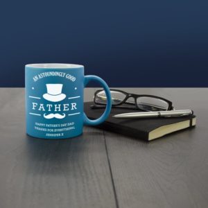 Gepersonaliseerde Koffiebeker An Astoundingly Good Father