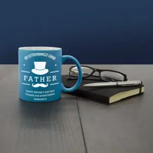 Gepersonaliseerde Koffiebeker An Astoundingly Good Father