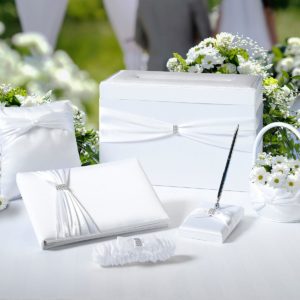 Bruiloft Collectie wit met Strass accenten