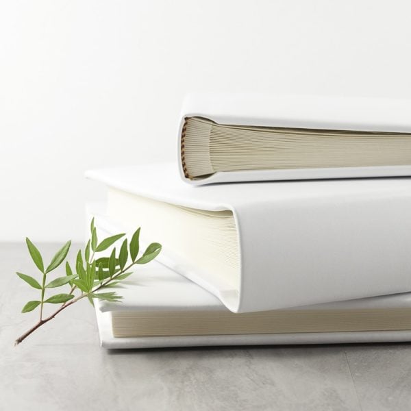 Gepersonaliseerd wit lederen fotoalbum - Afbeelding 4