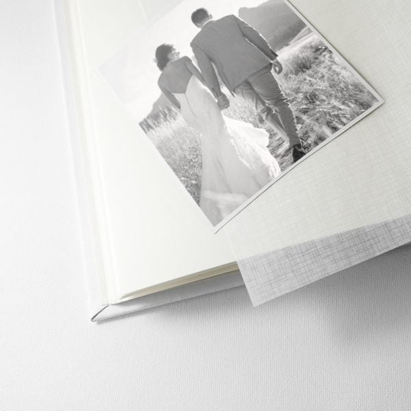 Gepersonaliseerd wit lederen fotoalbum - Afbeelding 6