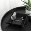 Luxe Zwarte Sleutelhouder Heren Gepersonaliseerd