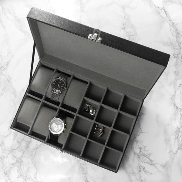Horloge- en manchetknopen Doos - Afbeelding 4