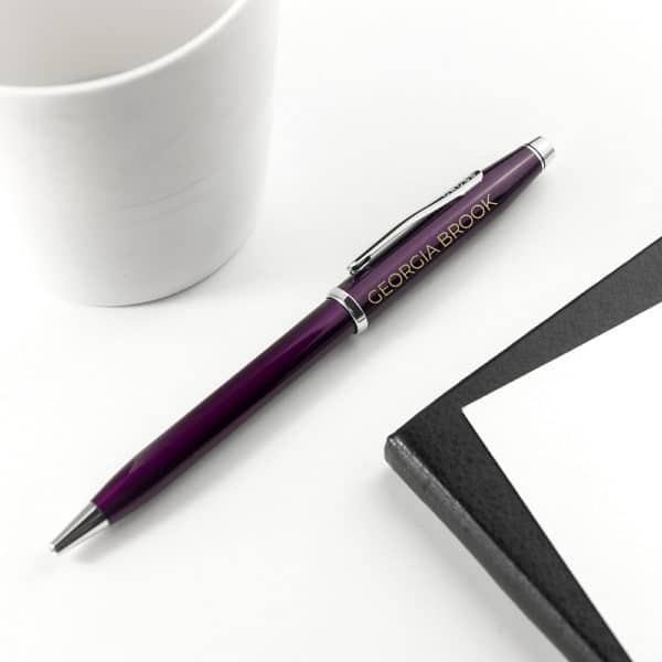 Gepersonaliseerde Cross Century II-pen plum