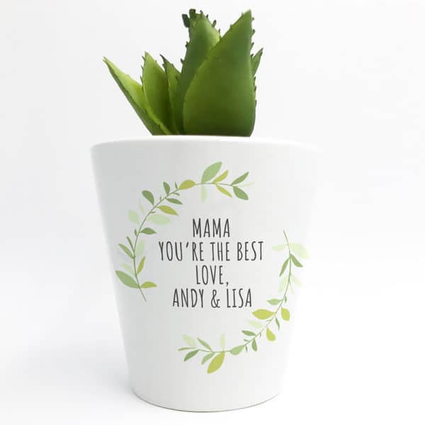 Gepersonaliseerde Mini Plantenpot 'Love Mum'
