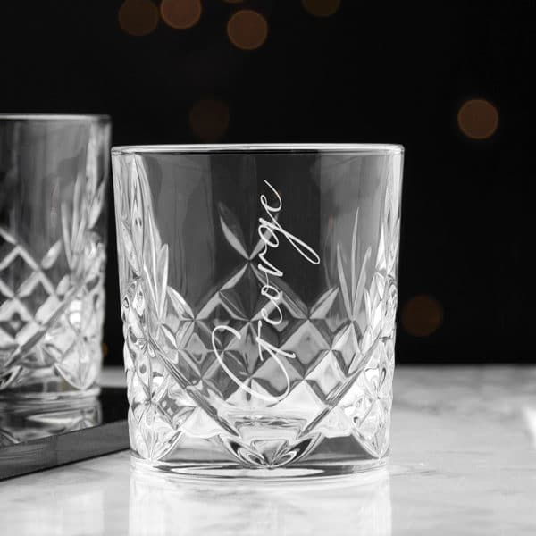 Whiskey Glas Kristal Gepersonaliseerd