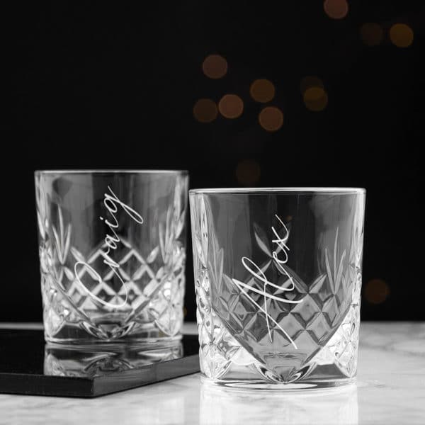 Whiskey Glas Kristal Gepersonaliseerd