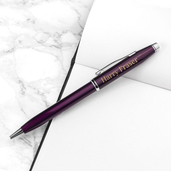 Gepersonaliseerde Cross Century II-pen plum