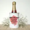 Miniatuur Champagne emmer Mother of the Bride Gepersonaliseerd
